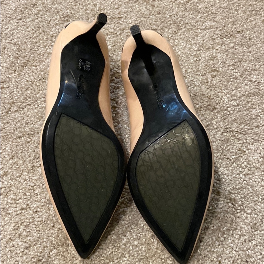 Calvin Klein Gayle Python Patent Heels - Picture 7 of 11